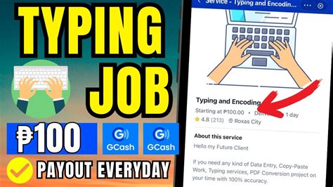 typing job gcash|Earn P500 Daily with Legit Typing Job on Your Phone!.